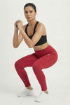 Zelocity Quick Dry Gym Legging - Deep Claret — thumbnail 5